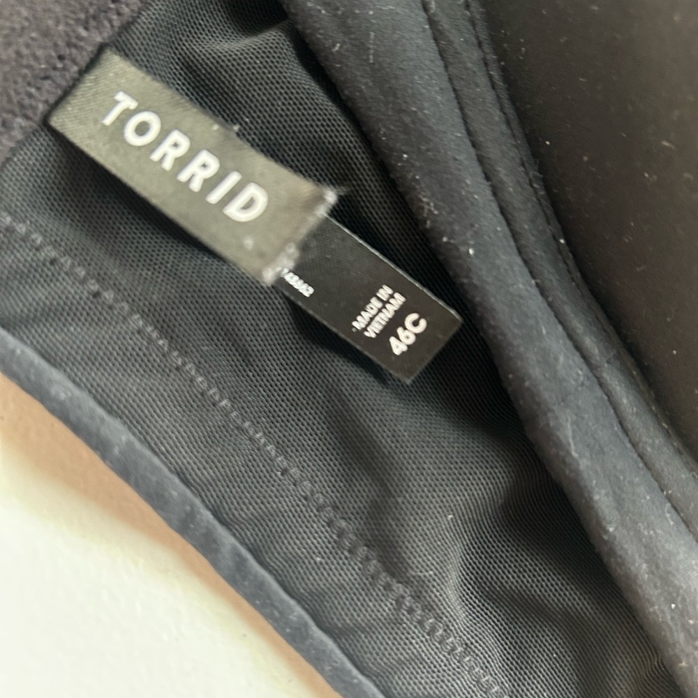 Torrid Black and Beige Women's Bra - Picture 2 of 2
